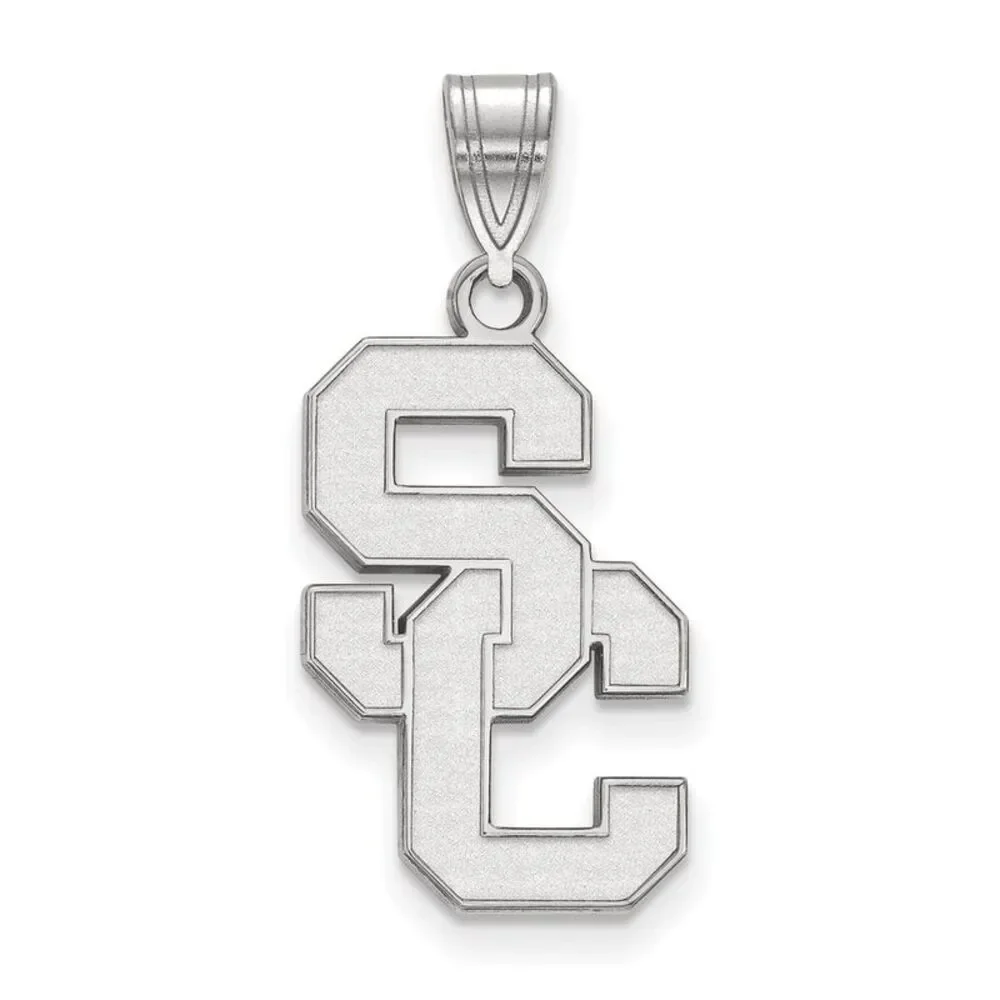 Sterling Silver University of Southern California Large Pendant